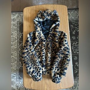 Cheetah Fleece Zip-Up